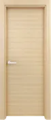 Puerta individual con marco oslo roble miel line izquierda de 82.5x203 cm