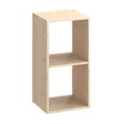 Estantería spaceo kub 2 cubos pino 70. 4x36. 31. 7cm