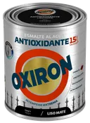 Pintura hierro oxrion liso al agua mate 750ml negro