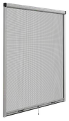 Mosquitera enrollable elite color plata para ventana de 100x10cm (ancho x alto)