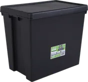 Caja bambox reciclada negro de 52x39x60 cm 92l