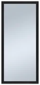 Espejo enmarcado rectangular shadi taco negro 178 x 78 cm