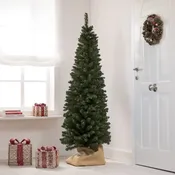 Árbol de navidad verde slim 180 cm