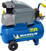 Compresor aceite michelin de 2 cv y 24l de depósito