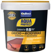 Pintura impermeabilizante aquaprotect caucho microfibra terracota 1kg