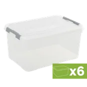 Pack 6 caja spaceo 29x60x40 50l