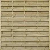 Panel de exterior recto fetiche de madera marrón claro 180x180cm