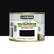 Pintura al agua multisuperficies satinado luxens 125ml black