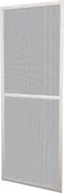 Mosquitera balconera corredera de color blanco de 100x220 cm (ancho x alto)