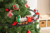 Tren árbol de navidad con led