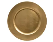Bajo plato decorativo 33 cm oro
