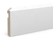 Pack 5 rodapiés lacados en color blanco 9x1,5x220 cm