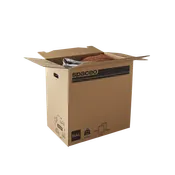 Caja de mudanza de 144 l de 60x60x40 cm y carga máx. 30 kg