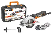 Mini sierra circular de mano worx wx439, 500 w potencia ø 120mm