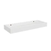 Estante portaobjetos spaceo color blanco de 40x15 40mm