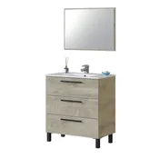 Mueble de baño athena roble 80 x 45 cm