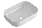 Lavabo ovalo blanco 45x13.5x32.5 cm