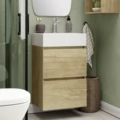 Mueble de baño con lavabo espacio m olmo 45x35 cm