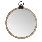 Espejo enmarcado redondo espejo redondo dorado 70 x 70 cm
