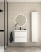 Mueble de baño con lavabo becco blanco 60x45 cm