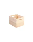 Caja de madera para estantería modular de pared wally de 30x25x23cm
