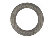 10 anillas madera 5.6 cm fresno gris flotado 28 mm