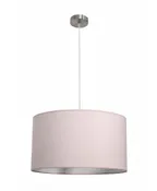 Lámpara de techo inspire nicole 1 luz e27 rosa palo 40 cm