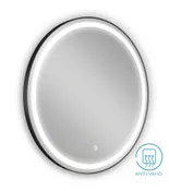 Espejo de baño con luz led planet antivaho 70x70 cm