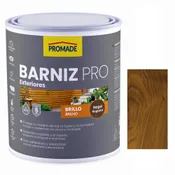 Barniz pro al agua madera exterior brillante promade 750ml nogal