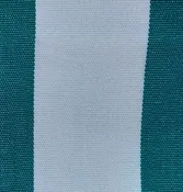 Tela al corte tapicería loneta brasil verde, blanco ancho 320 cm