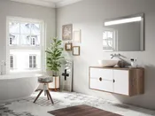 Mueble de baño con lavabo kompas roble 120x45 cm