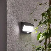 Aplique solar led inspire fano negro 5000k