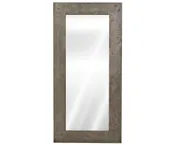 Espejo enmarcado rectangular hormigón natural gris 170 x 80 cm
