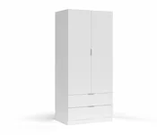 Armario ropero puerta abatible tuc blanco artik 81x180x52 cm