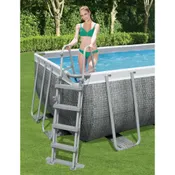 Bestway flowclear escalera de piscina de seguridad 4 escalones 122 cm