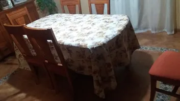 Mantel para una mesa de 160 x 90 cm