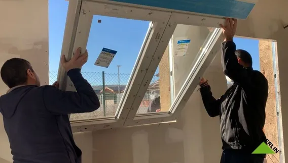 Colocación de ventanas