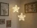 Adorno de estrella de navidad con luz led 35 cm