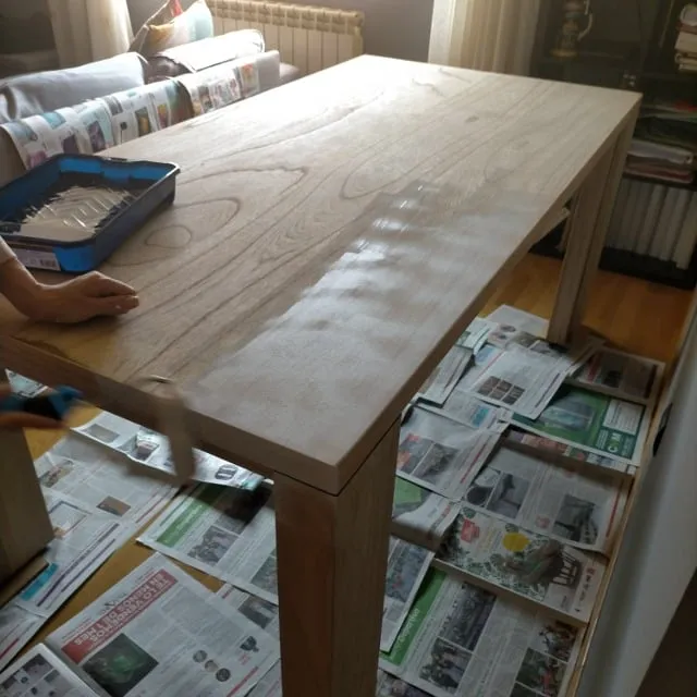 Renovando mesa