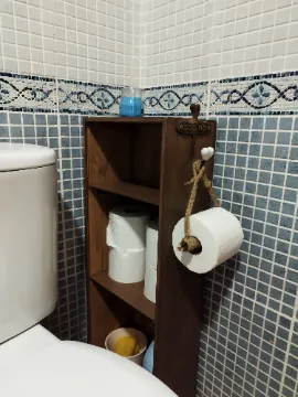 DIY: mueble auxiliar para el baño