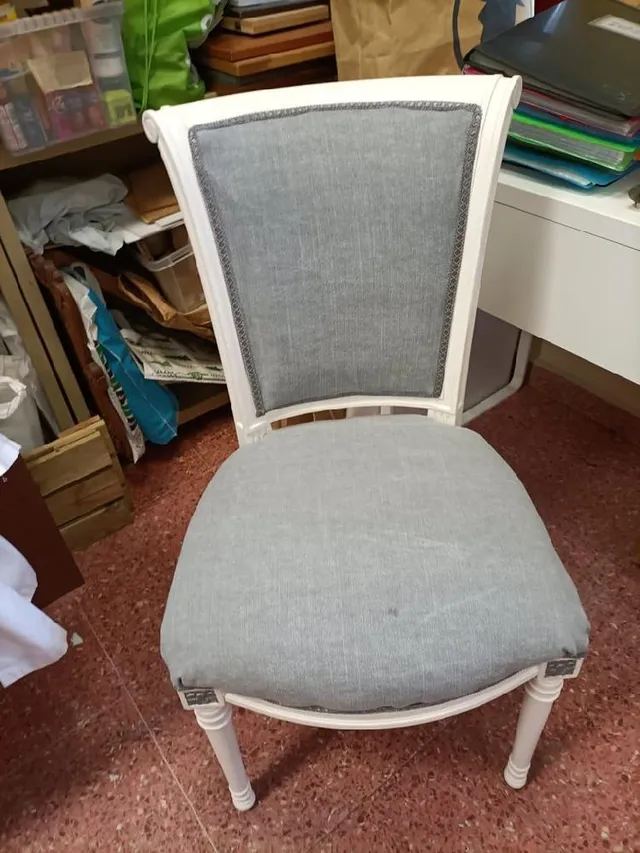 Restauración de una antigua silla