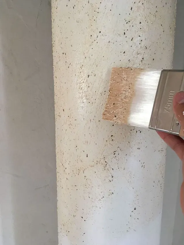 Cómo aplicar el efecto piedra en un pilar de hierro