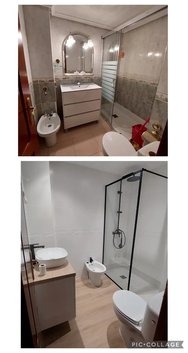 Baño reformado bajo coste