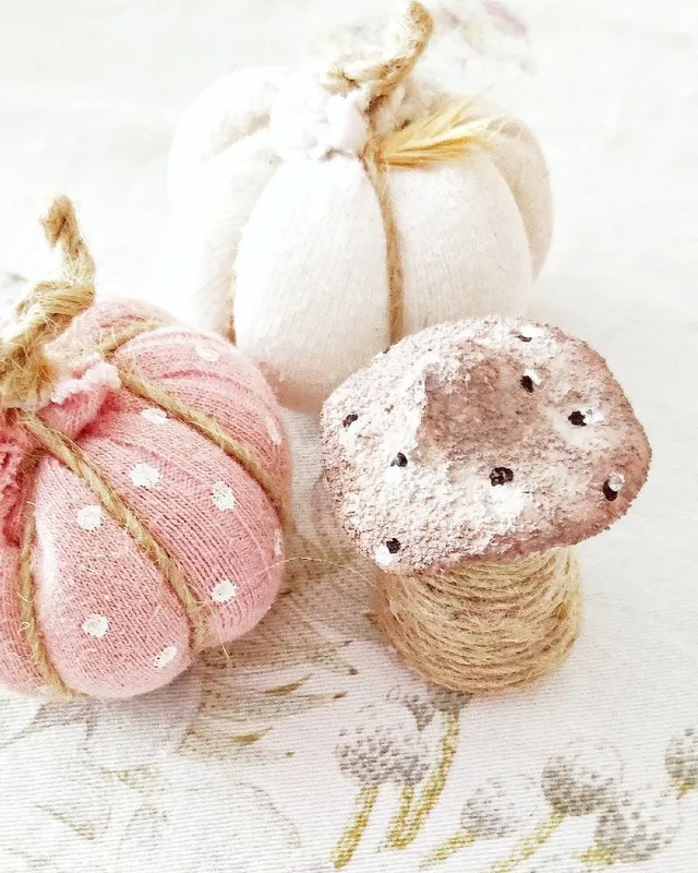 Deco idea otoño: calabazas decorativas