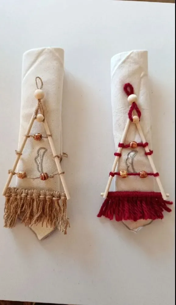 DIY de servilleteros con forma de Arbolitos navideños