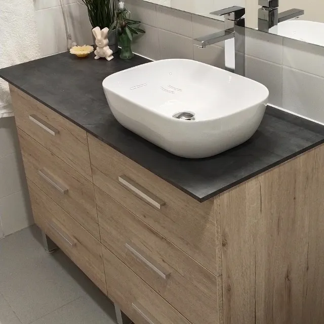 Mueble de lavabo tuneado