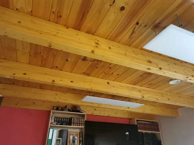 Techos de madera en vez de escayola