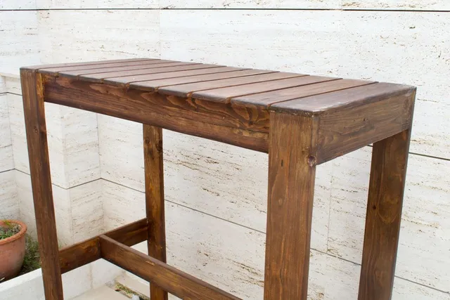 Cómo hacer Mesa de jardín con madera de palet