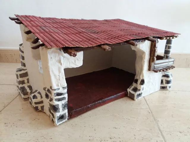 DIY: Casa canaria para pesebre de Navidad