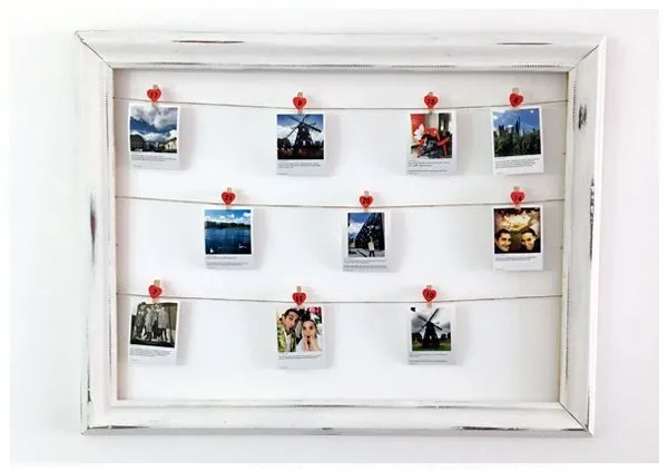 DIY: marco decorativo portafotos reciclado